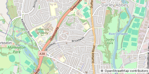 Map of Derby