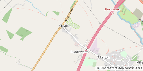 Map of Stonehouse, Gloucestershire