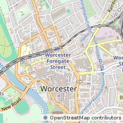 Map of Worcester