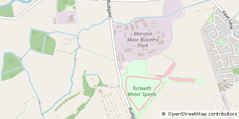 Map of York, North Yorkshire