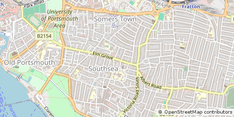 Map of Portsmouth, Hampshire