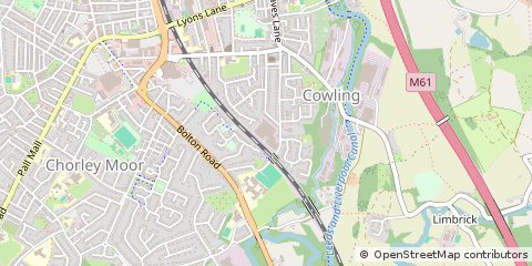 Map of Chorley