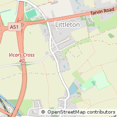 Map of Chester, Cheshire