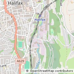 Map of West Yorkshire