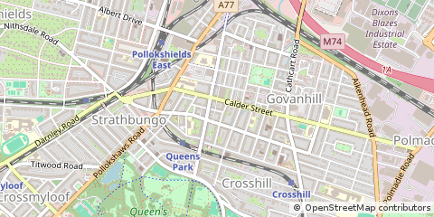 Map of Glasgow