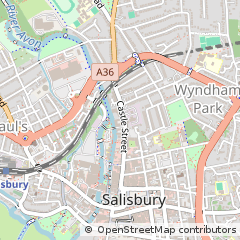 Map of Salisbury, Cardiff