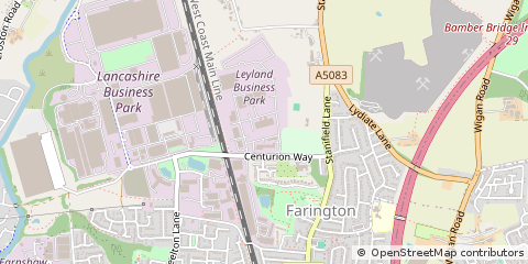 Map of Leyland