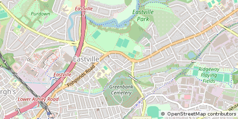 Map of Bristol, East Sussex