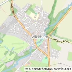 Map of Wickham, Hampshire