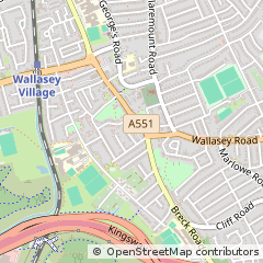 Map of Wallasey
