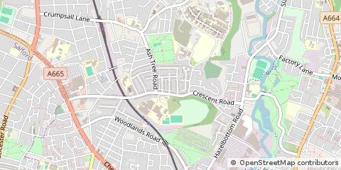 Map of Manchester