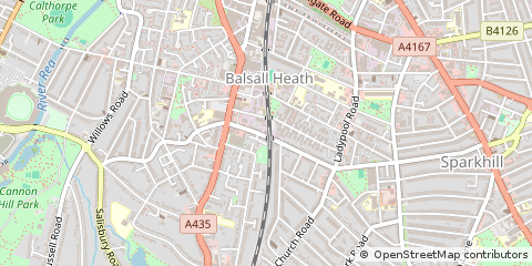 Map of Birmingham
