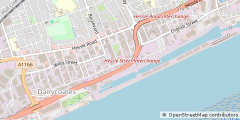 Map of Hull, East Yorkshire