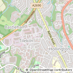 Map of ST Leonards on SEA, East Sussex