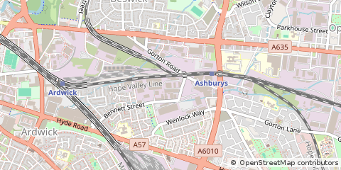 Map of Manchester