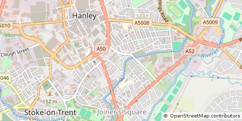 Map of Stoke-on-Trent