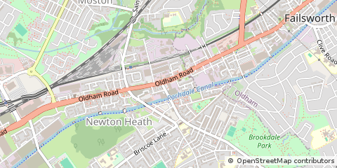 Map of Manchester