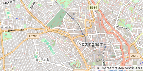 Map of Nottingham