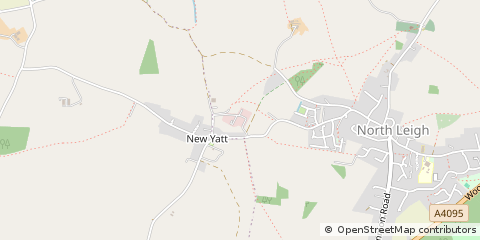 Map of Witney, Oxfordshire