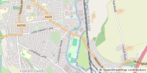 Map of Ilkeston