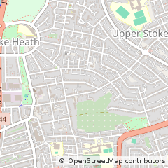 Map of Coventry, Warwickshire