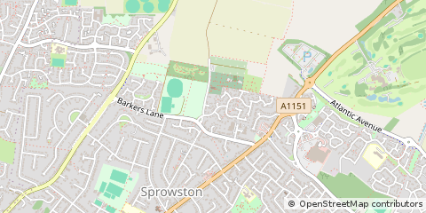 Map of Norwich, Norfolk
