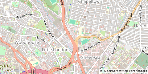 Map of Leeds