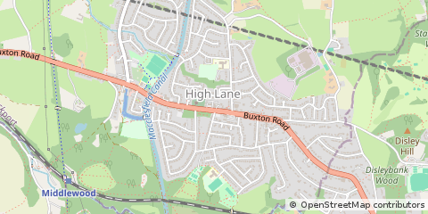 Map of Stockport