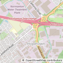 Map of Normanton, West Yorkshire