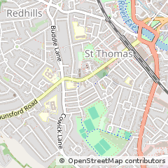 Map of Exeter, Devon