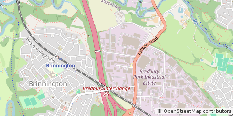 Map of Stockport