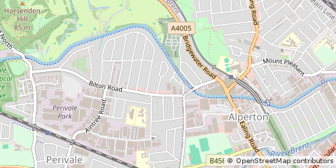 Map of Perivale
