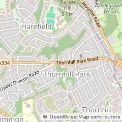 Map of Southampton, Hampshire