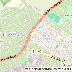 Map of Birmingham, Midlands