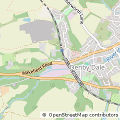 Map of Denby Dale, Huddersfield
