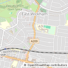 Map of Welling, Kent