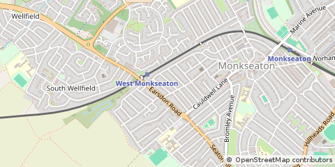 Map of Whitley BAY
