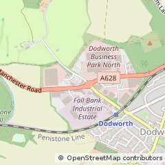 Map of Barnsley