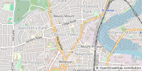 Map of Southampton, Hampshire