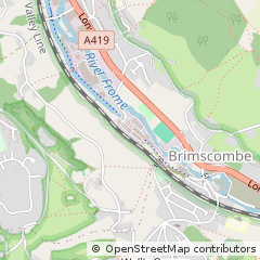 Map of Stroud, Gloucestershire