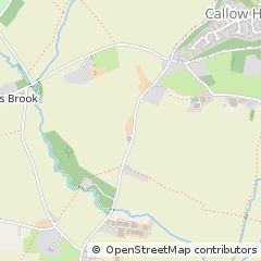 Map of Callow Hill, Worcestershire