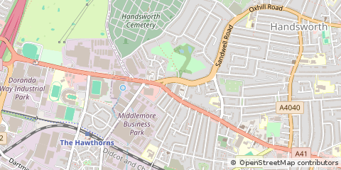 Map of Birmingham