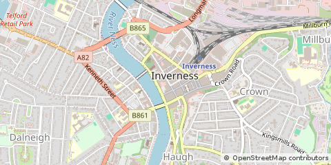 Map of Inverness