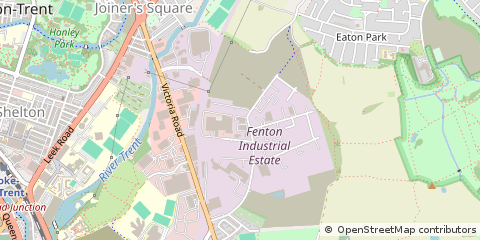 Map of Stoke-on-Trent, Staffordshire