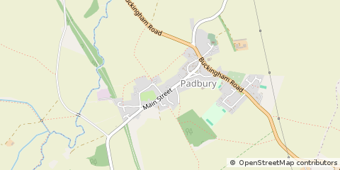 Map of Buckingham, Buckinghamshire