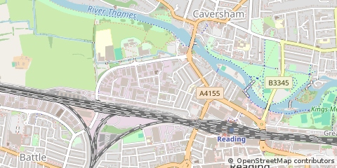 Map of Reading