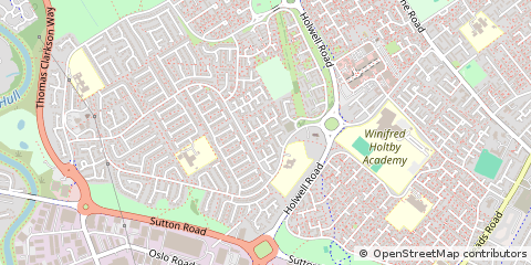 Map of Hull
