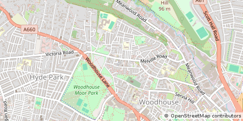 Map of Leeds