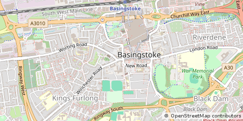 Map of Reading, Berkshire