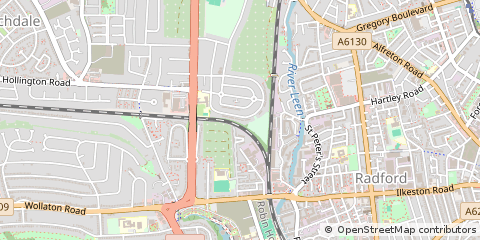 Map of Nottingham